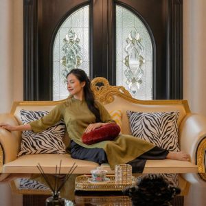 Sofa đơn Trianon mariner tân cổ điển