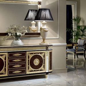 mẫu Tủ Console mariner phong cách châu Âu