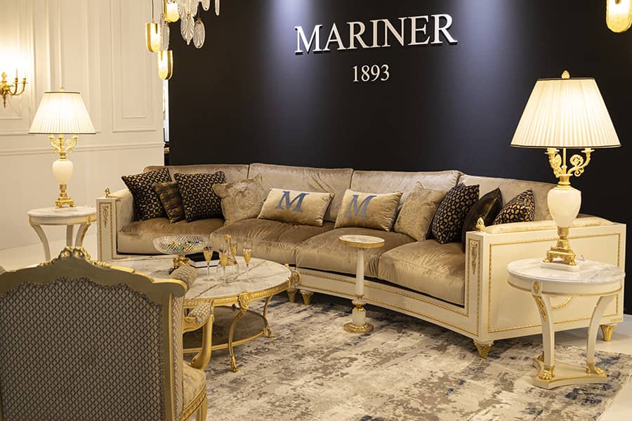 bộ bàn ghế sofa tân cổ điển mariner sang trọng, đẳng cấp