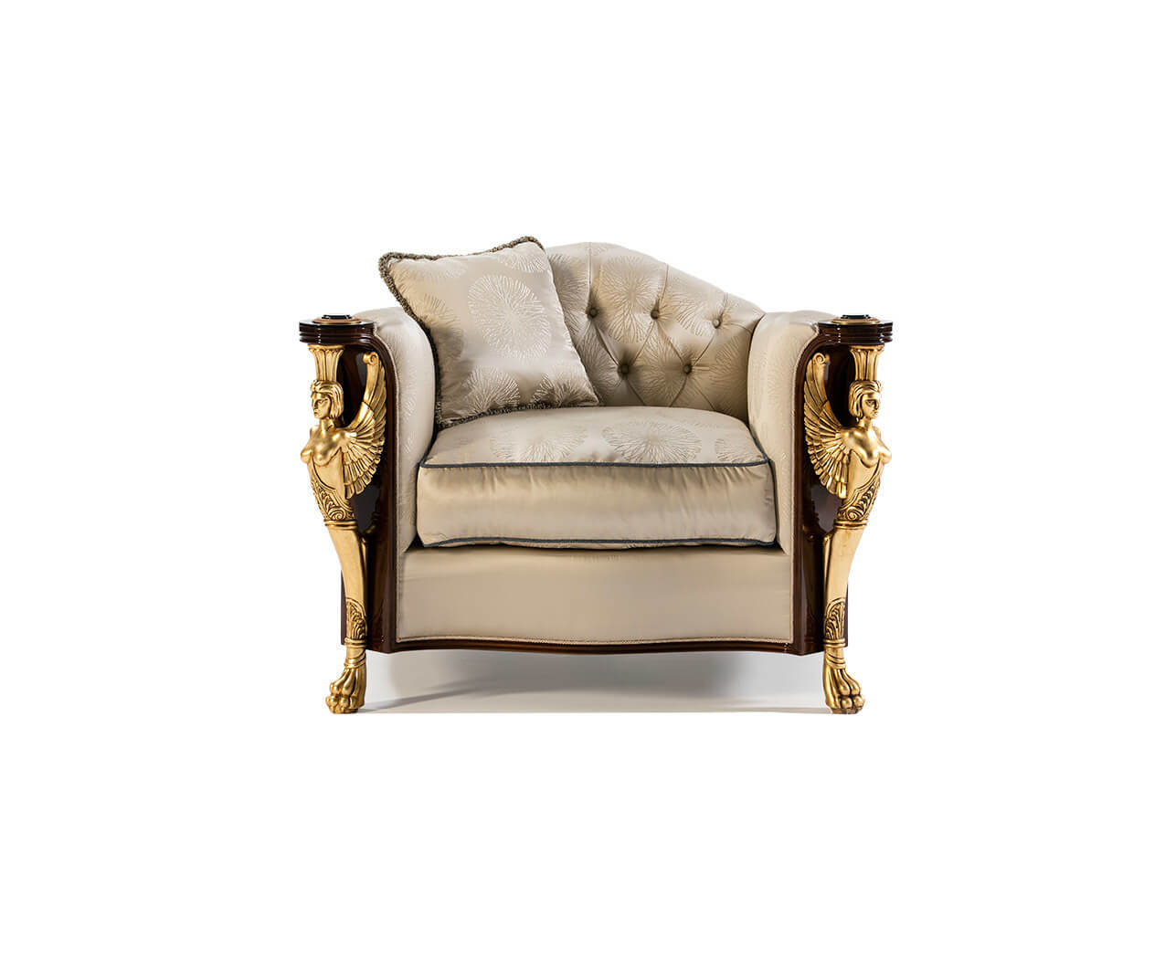 sofa đơn tân cổ điển mariner đẳng cấp - thổ cẩm decor