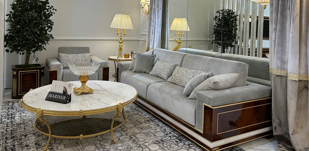 giá sofa tân cổ điển mariner luxury - thổ cẩm decor