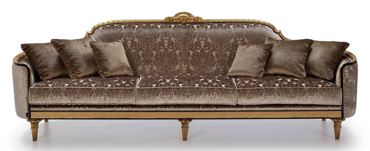 sofa nỉ tân cổ điển cao cấp luxury chất lượng cao tại thổ cẩm decor