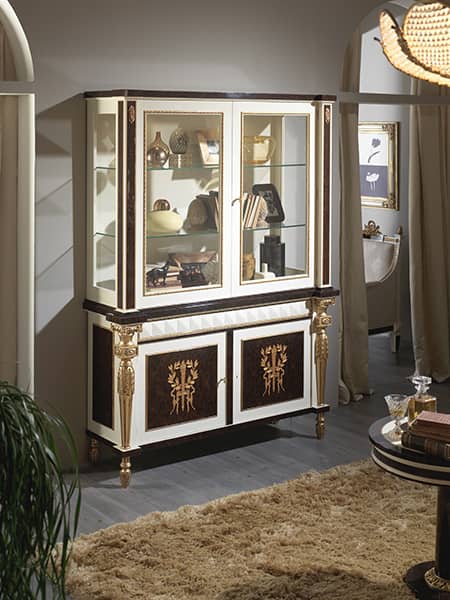 Mẫu tủ rượu tân cổ điển – Xu hướng nội thất luxury-thổ cẩm decor