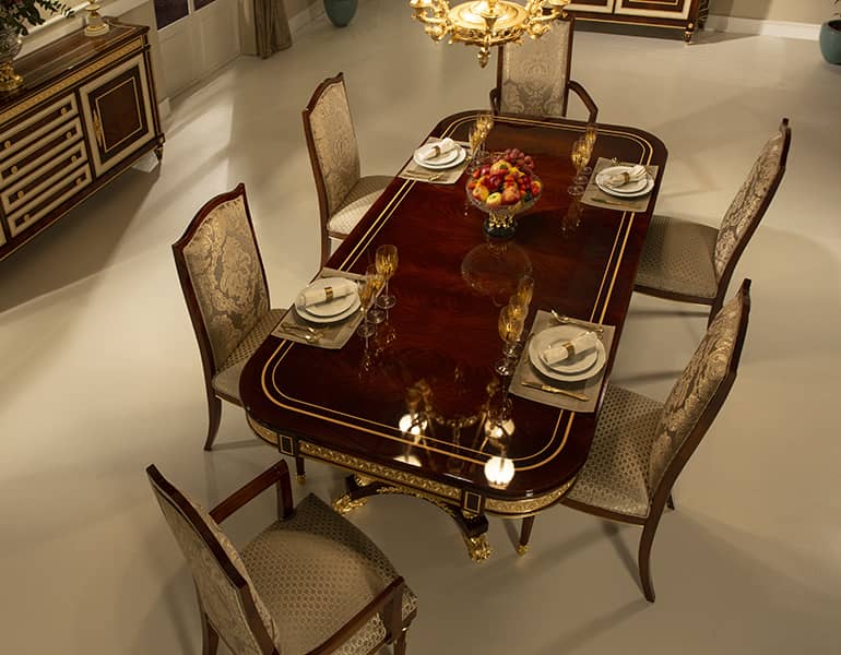 99+ Mẫu bàn ghế Tân Cổ Điển Châu Âu Đẹp Sang Trọng - thổ cẩm decor