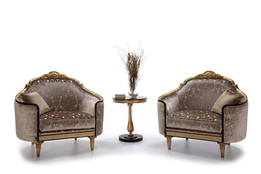 Mẫu Phòng Khách Chung Cư Tân Cổ Điển đẹp, đẳng cấp - thổ cẩm decor