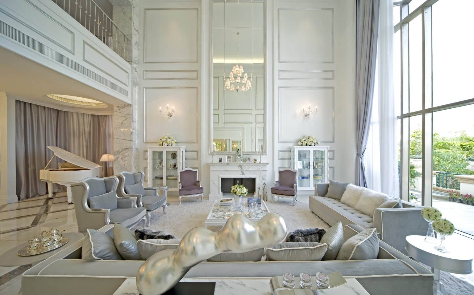 Mẫu Phòng Khách Tân Cổ Điển Đẹp luxury