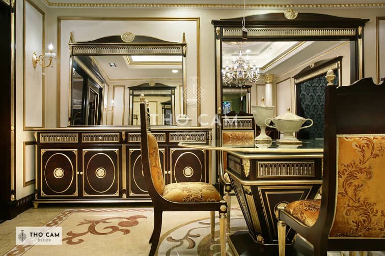 10 Mẫu Phòng Khách Tân Cổ Điển Đẹp được người giàu có tin chọn