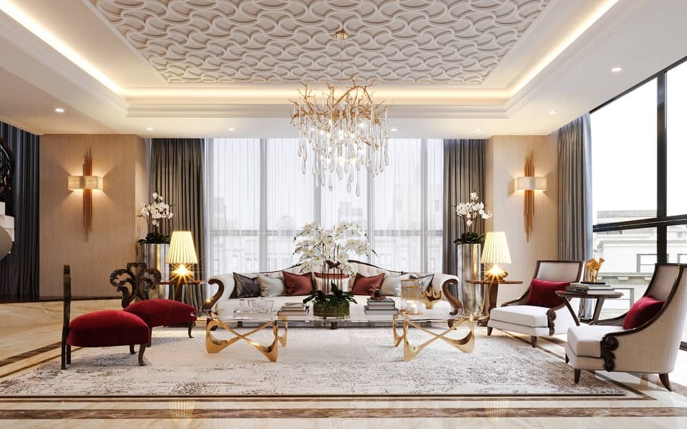 sofa tân cổ điển sang trọng đẳng cấp