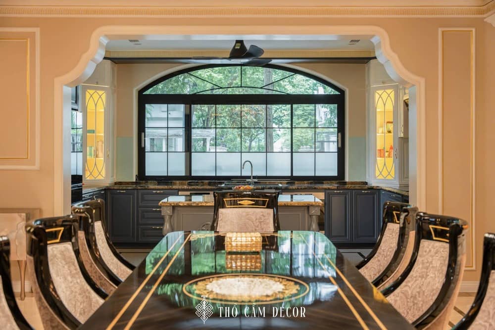 giá Thiết kế nội thất biệt thự tân cổ điển tại thổ cẩm decor