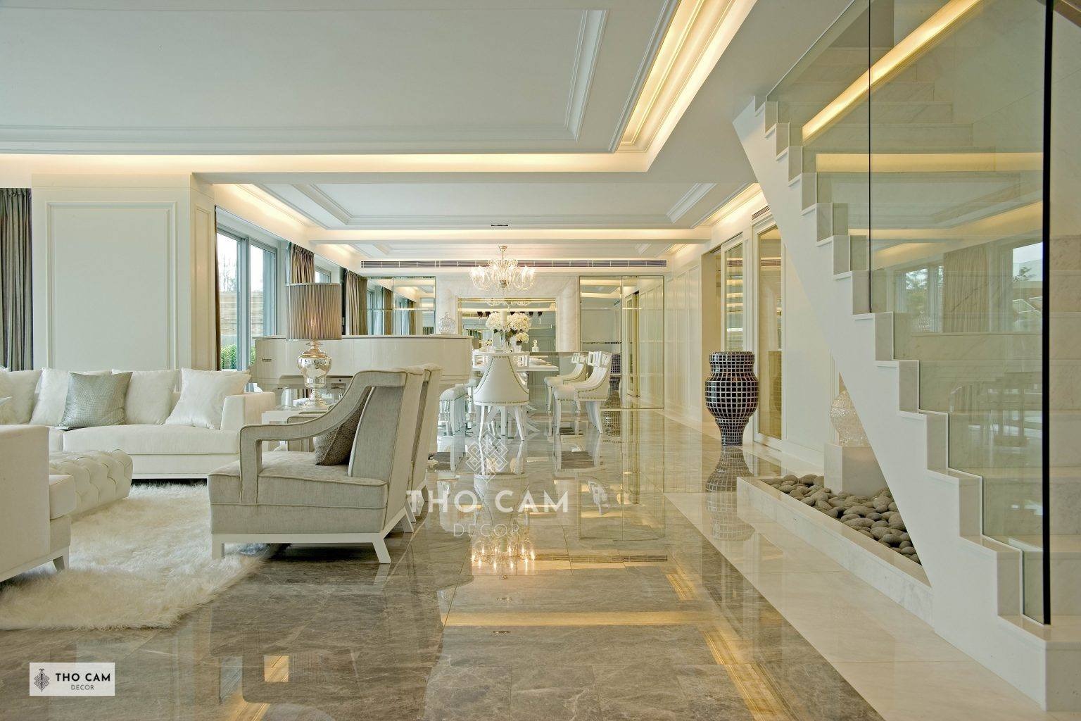 mẫu thiết kế nội thất biệt thự hiện đại