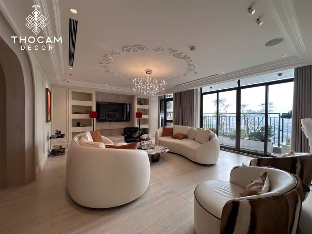 Mẫu thiết kế nội thất biệt thự đẹp tại thổ cẩm decor