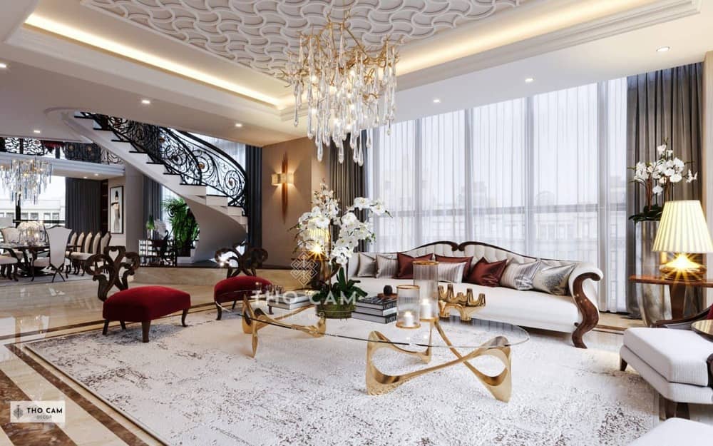 thiết kế nội thất biệt thự đẹp