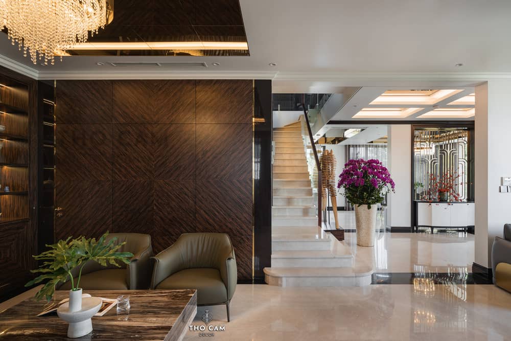 Thiết kế nội thất biệt thự tân cổ điển tại thổ cẩm decor 42 cầu am
